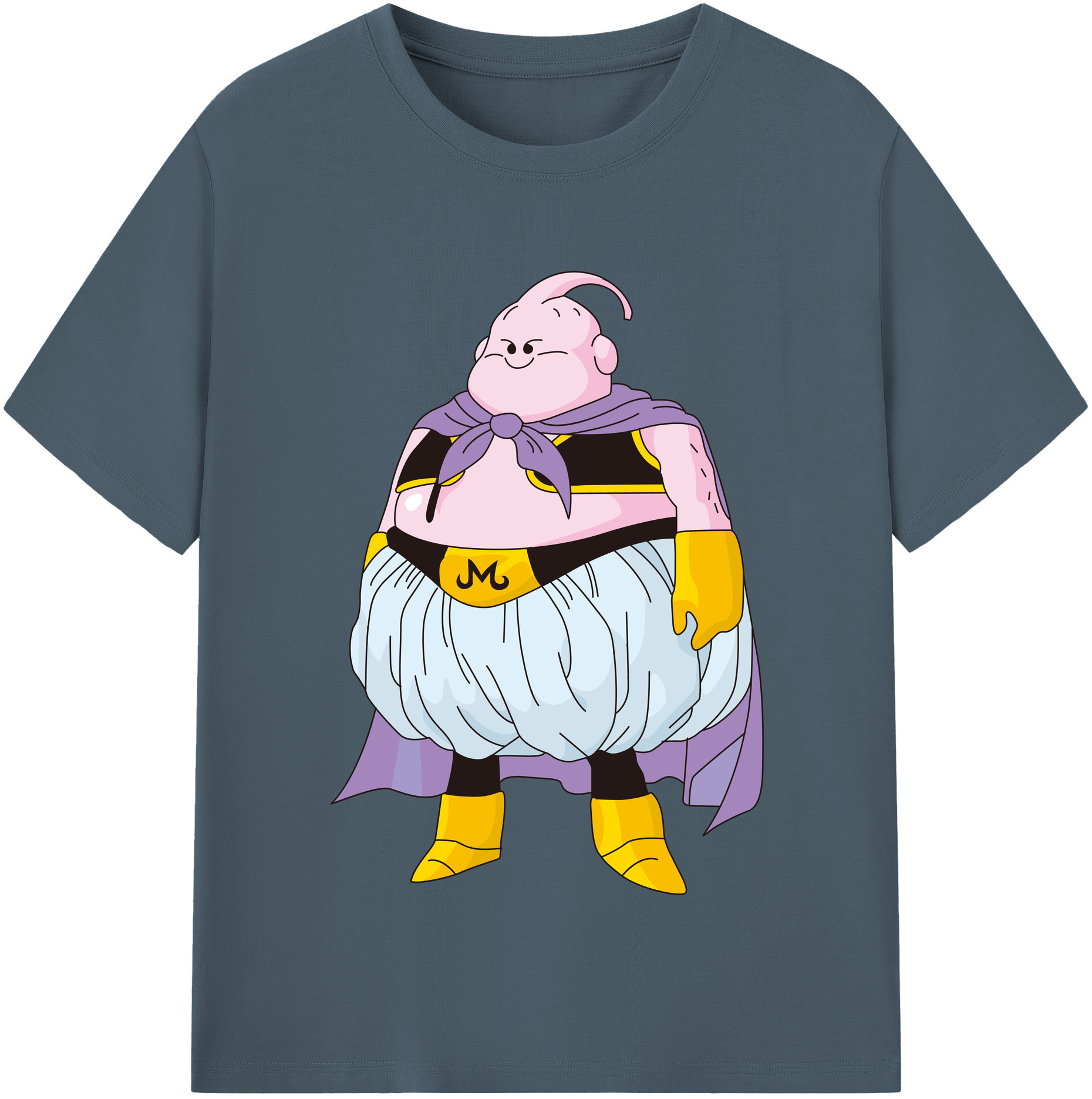 （画像用） ドラゴンボール 魔人ブウ DRAGON BALL Majin Buu 綿100％半袖Tシャツ（フロントプリント）